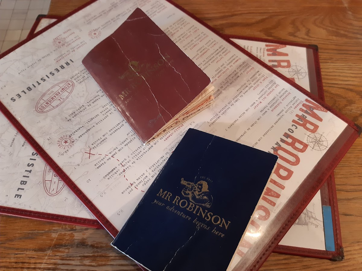 Menu - Mr Robinson photo 9